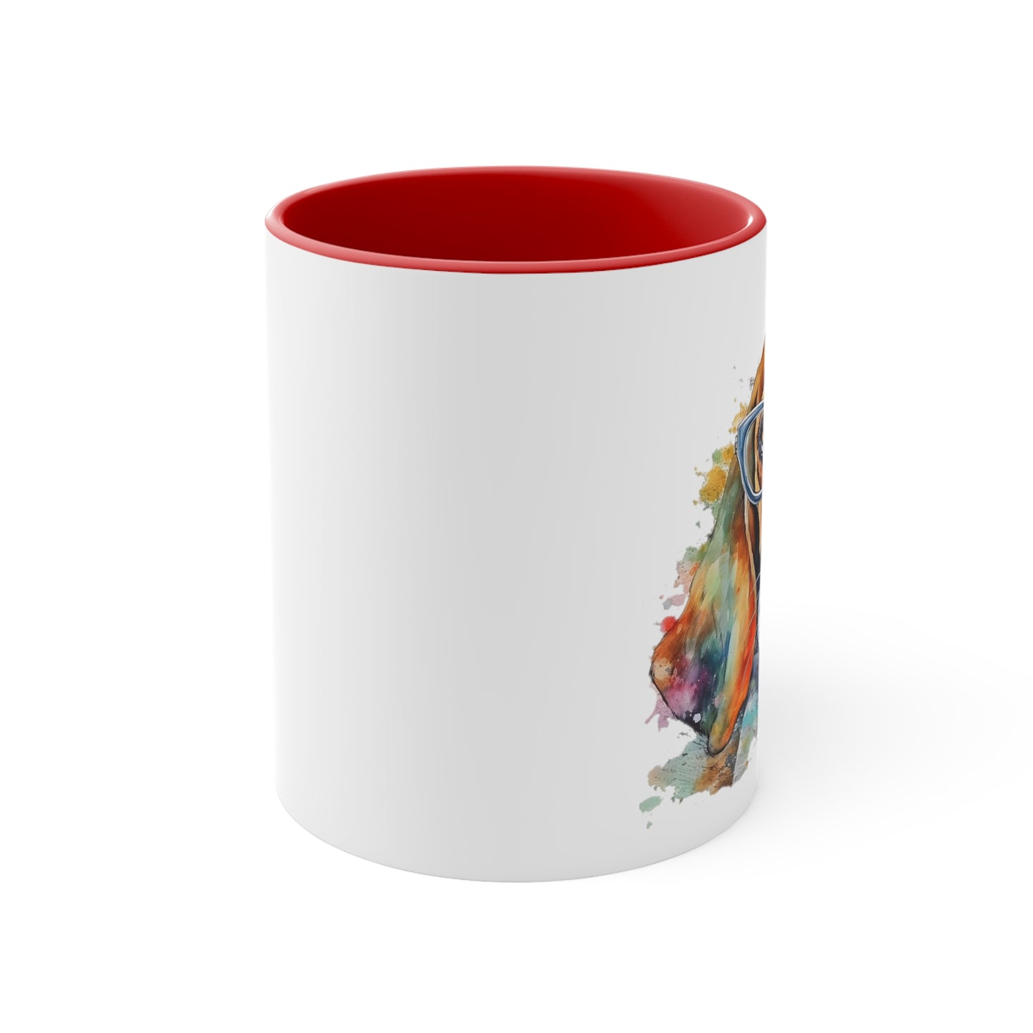 Basset Hound 5 Accent Mugs
