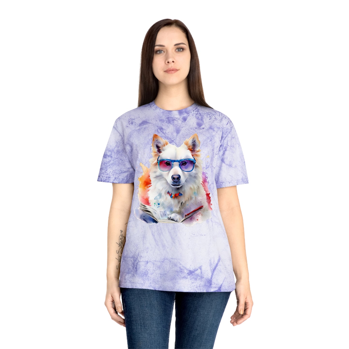 American Eskimo Dog 4 Unisex Color Blast T-Shirt
