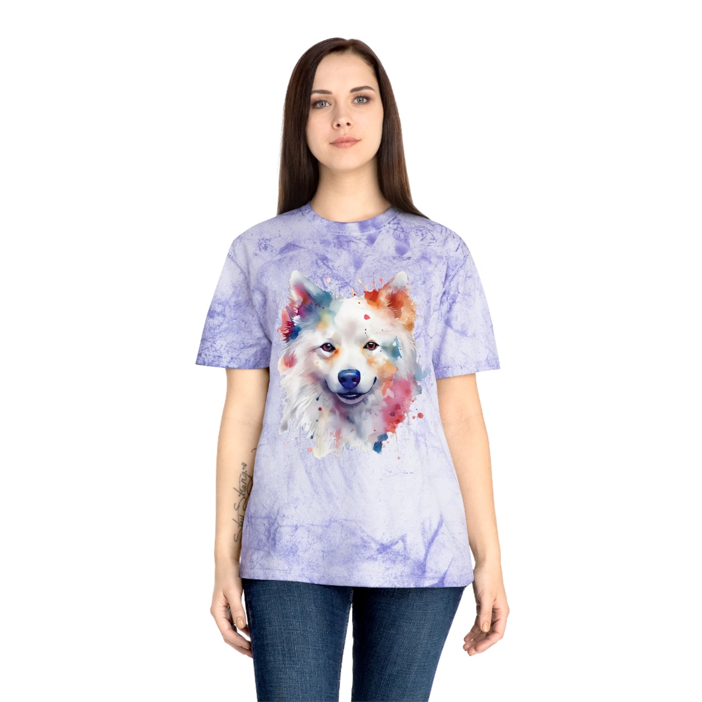 American Eskimo Dog 1 Unisex Color Blast T-Shirt