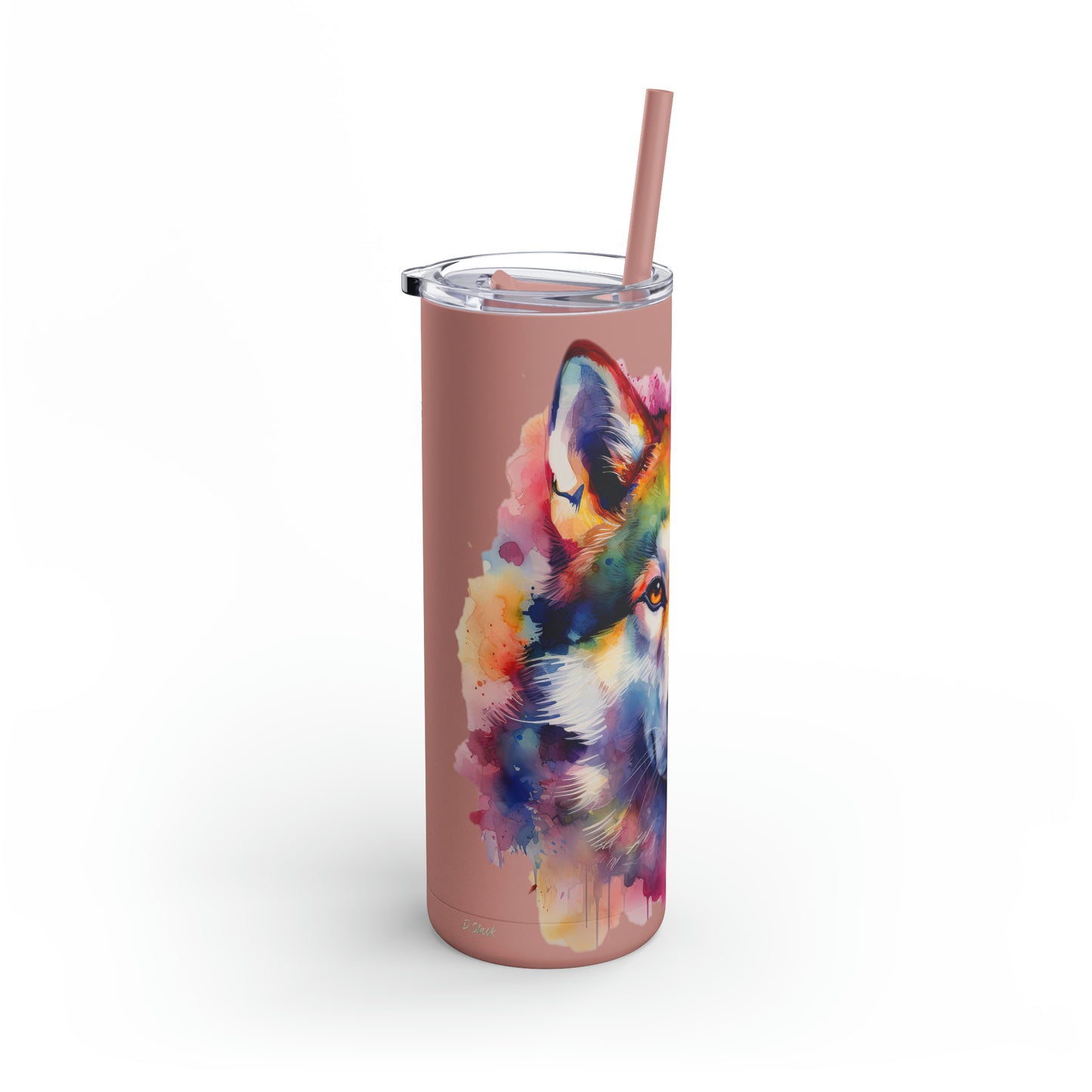 Siberian Husky 1 Maars Maker Skinny Matte Tumbler, 20oz