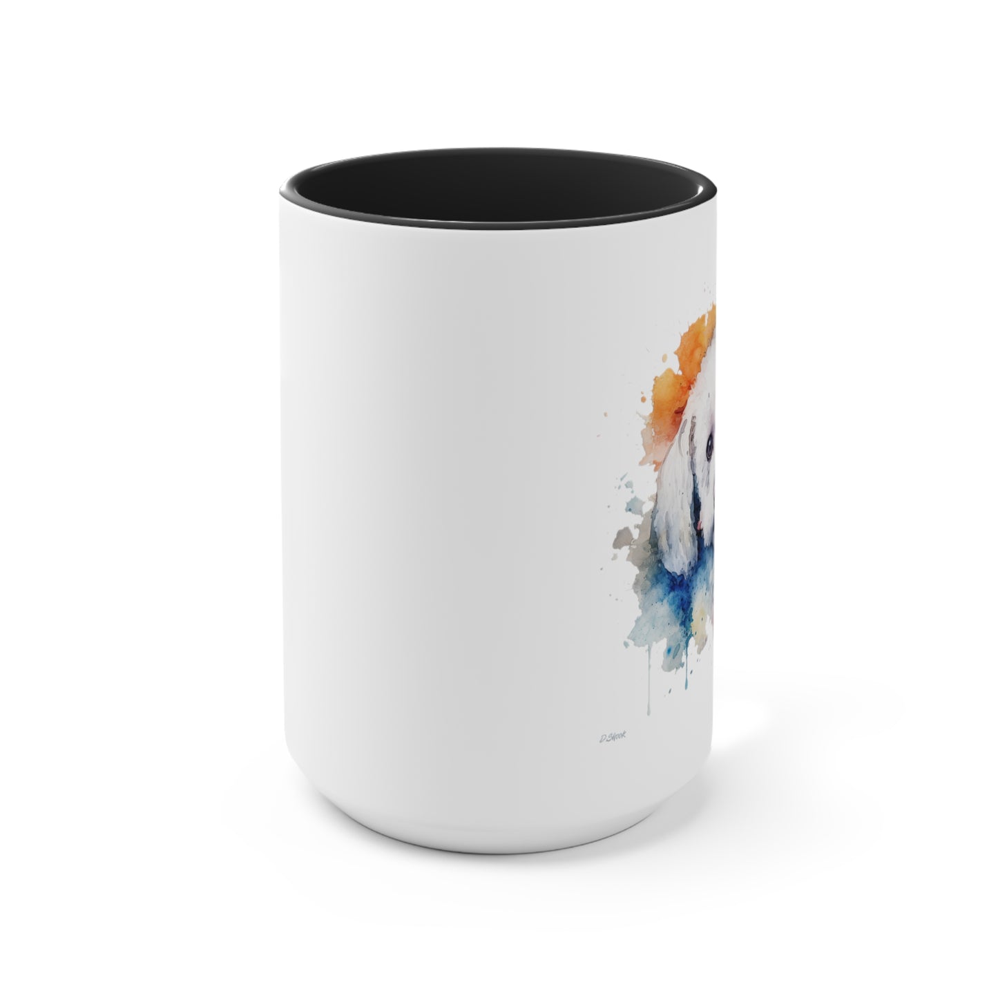Bichon Frise 3 Accent Mugs