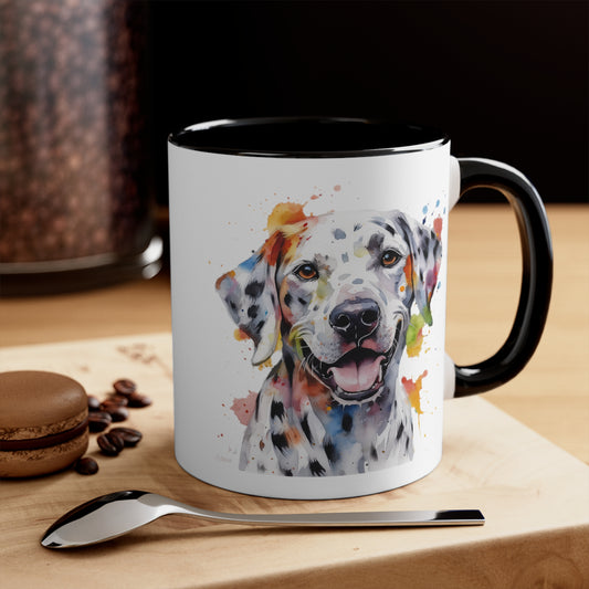 Dalmatian 1 Accent Mugs