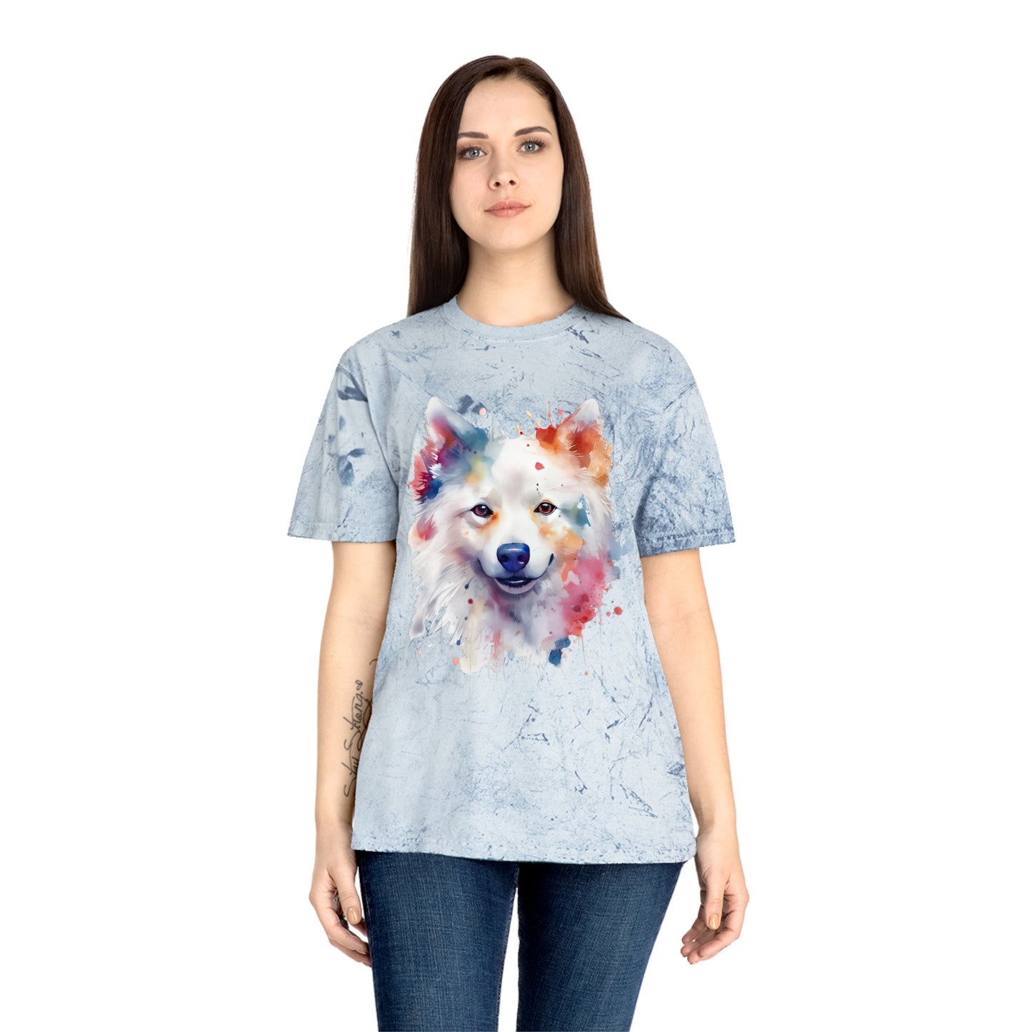 American Eskimo Dog 1 Unisex Color Blast T-Shirt