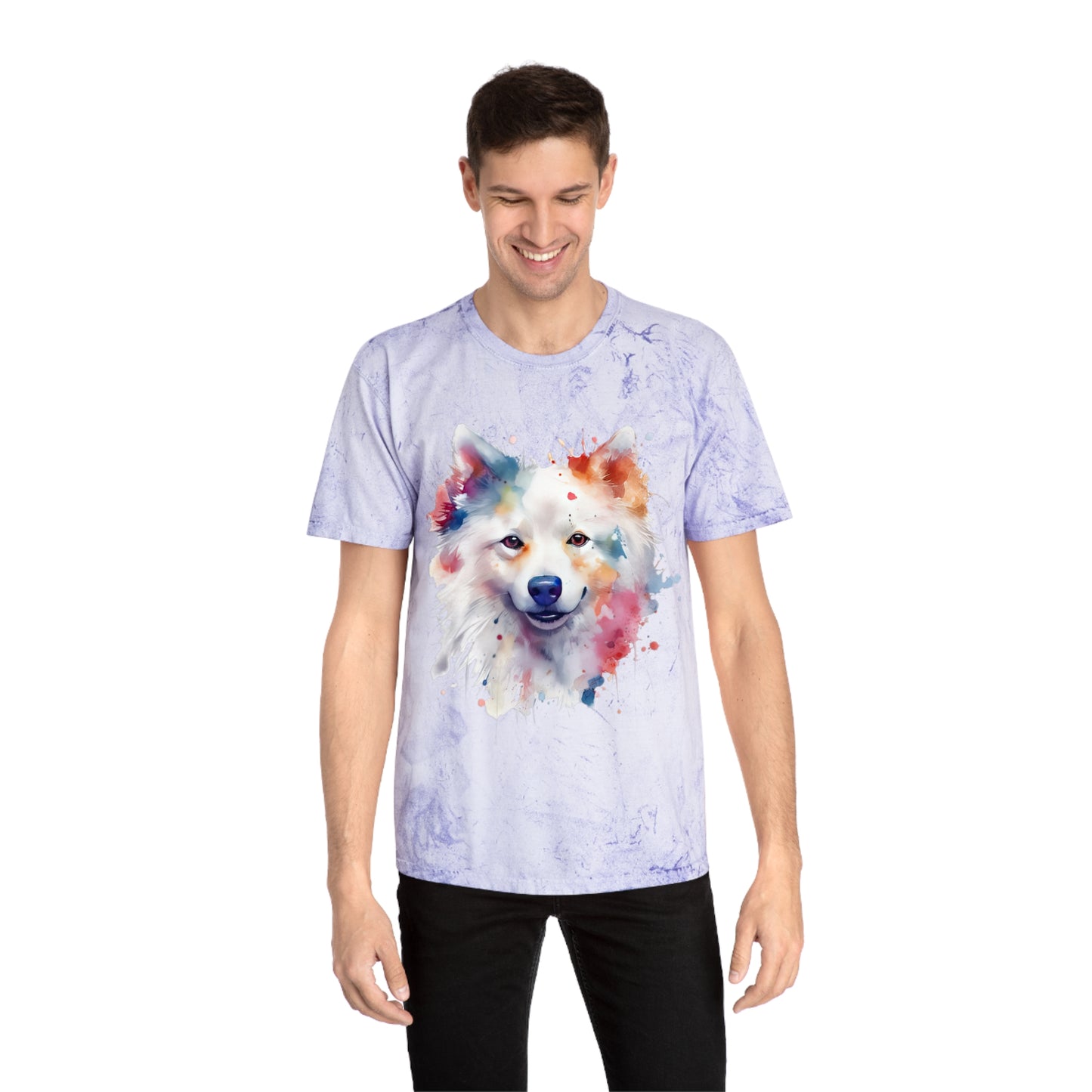 American Eskimo Dog 1 Unisex Color Blast T-Shirt