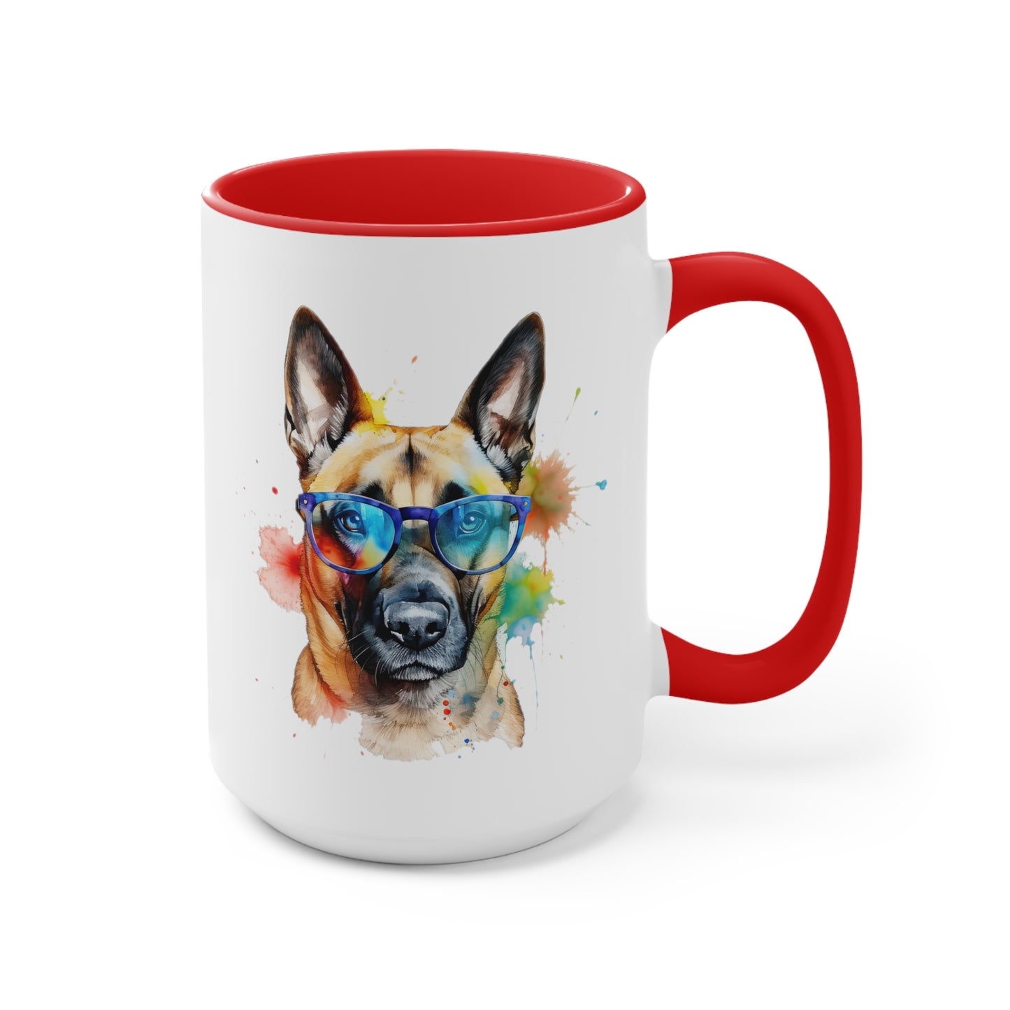 Belgium Malinois 6 Accent Mugs