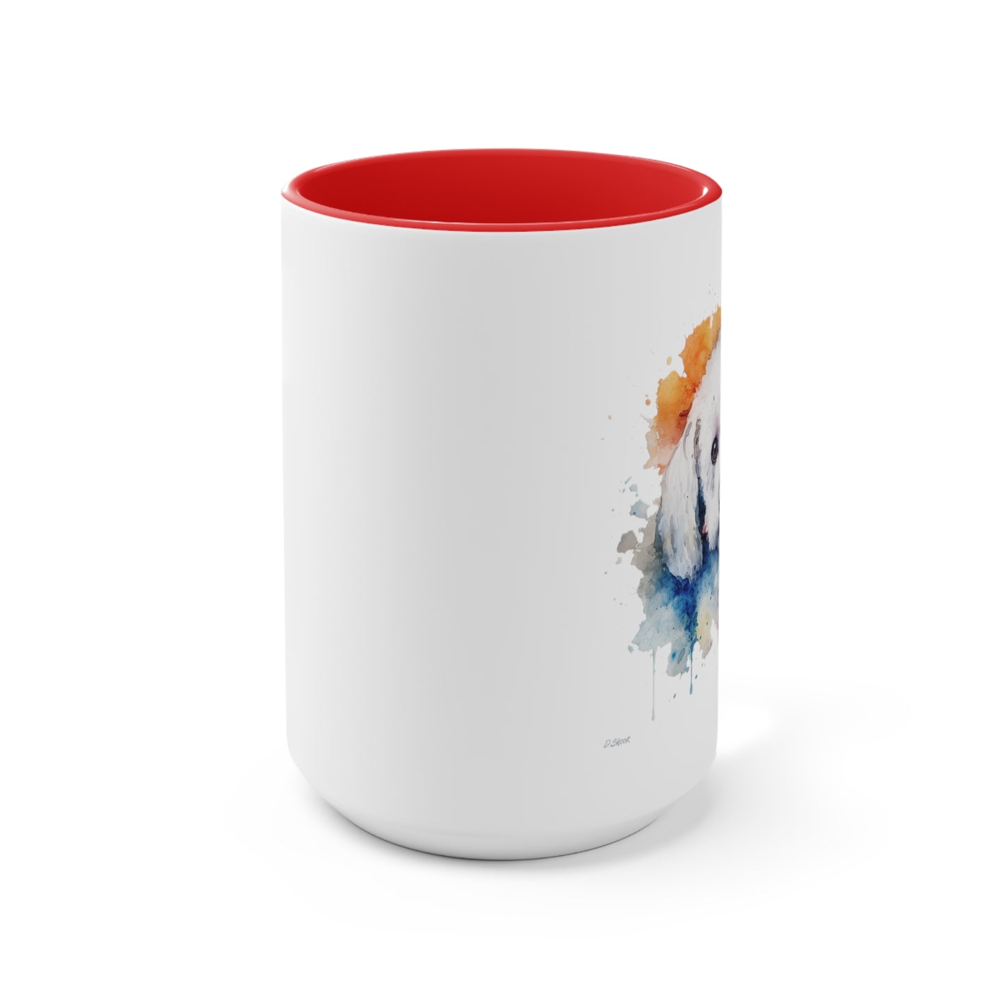 Bichon Frise 3 Accent Mugs