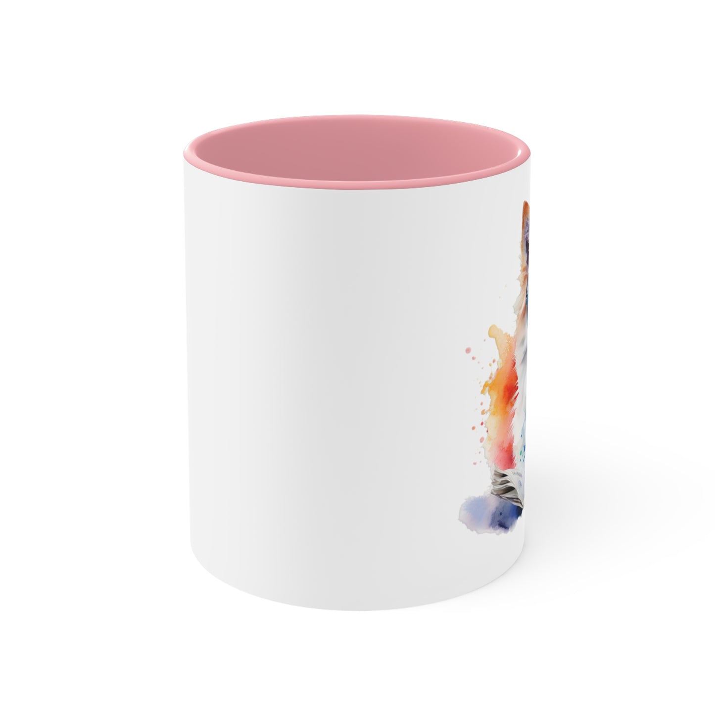 American Eskimo Dog 4 Accent Mugs