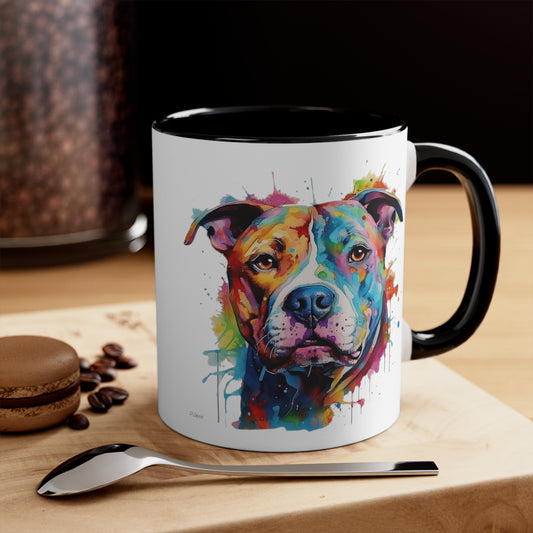 Pitbull 2 Accent Mugs