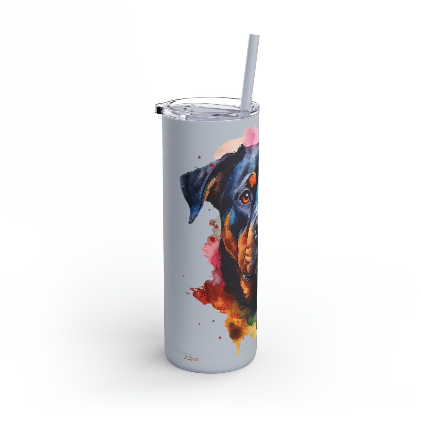 Rottweiler 1 Maars Maker Skinny Matte Tumbler, 20oz
