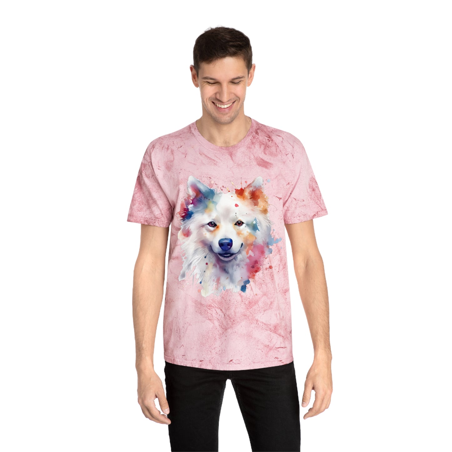 American Eskimo Dog 1 Unisex Color Blast T-Shirt