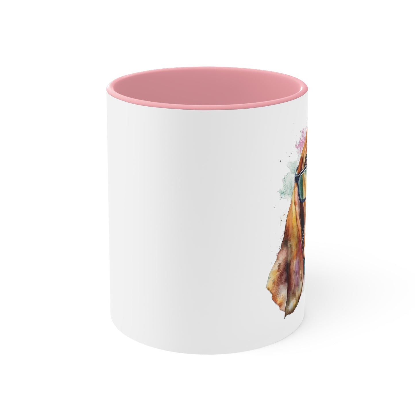 Basset Hound 6 Accent Mugs