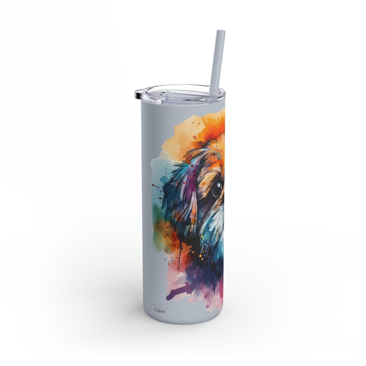 Shih Tzu 1 Maars Maker Skinny Matte Tumbler, 20oz