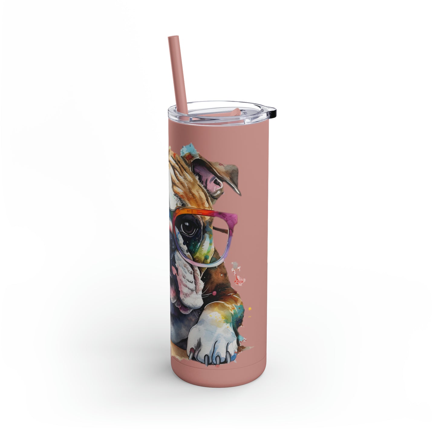 Bulldog 5 Maars Maker Skinny Matte Tumbler, 20oz