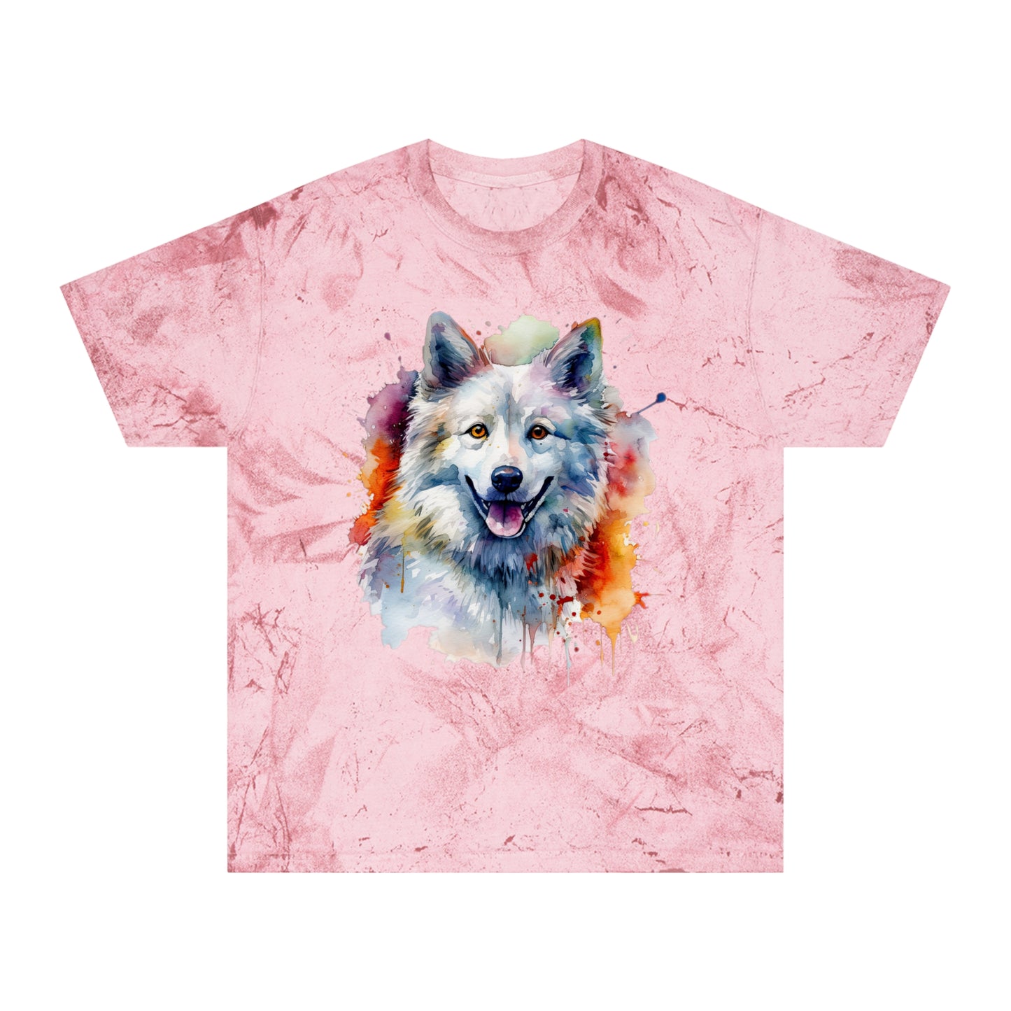 American Eskimo Dog 3 Unisex Color Blast T-Shirt