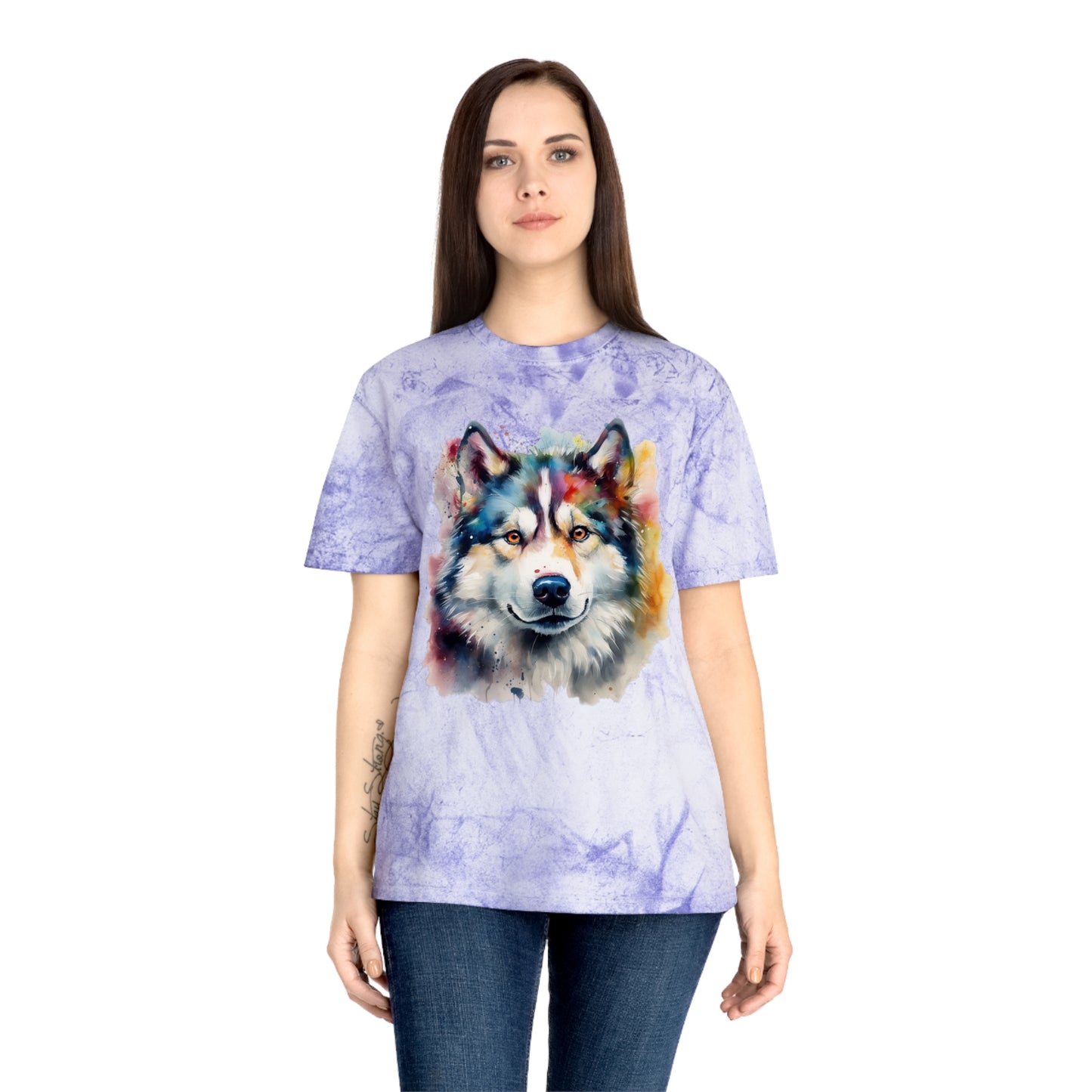 Alaskan Malamute 2 Unisex Color Blast T-Shirt