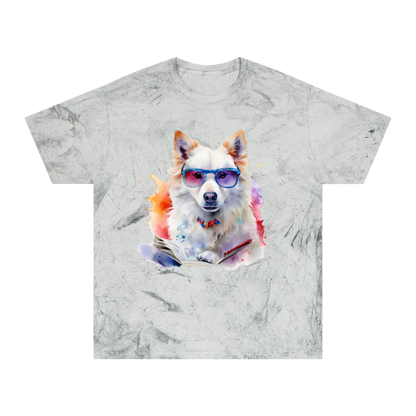 American Eskimo Dog 4 Unisex Color Blast T-Shirt