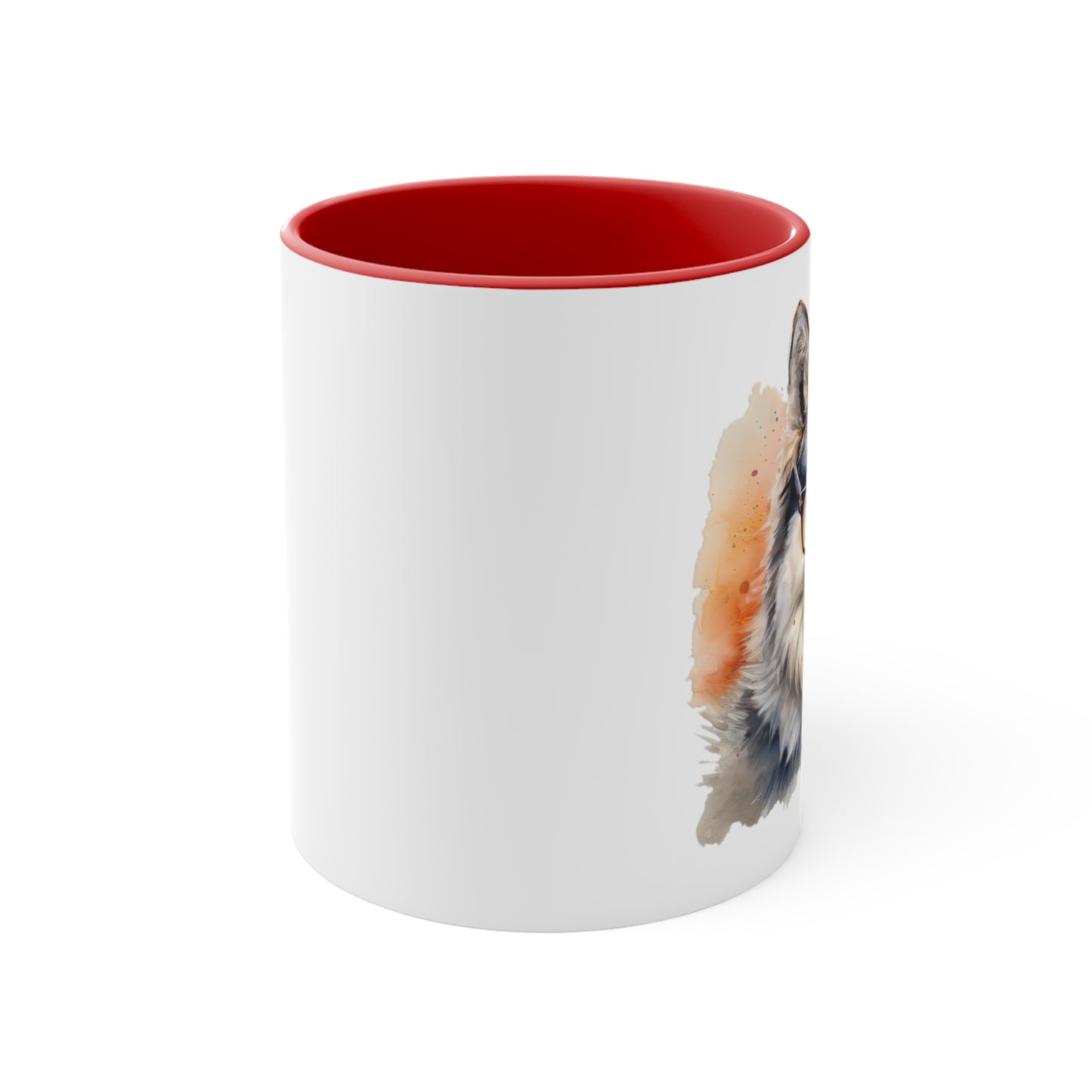 Alaskan Malamute 4 Accent Mugs