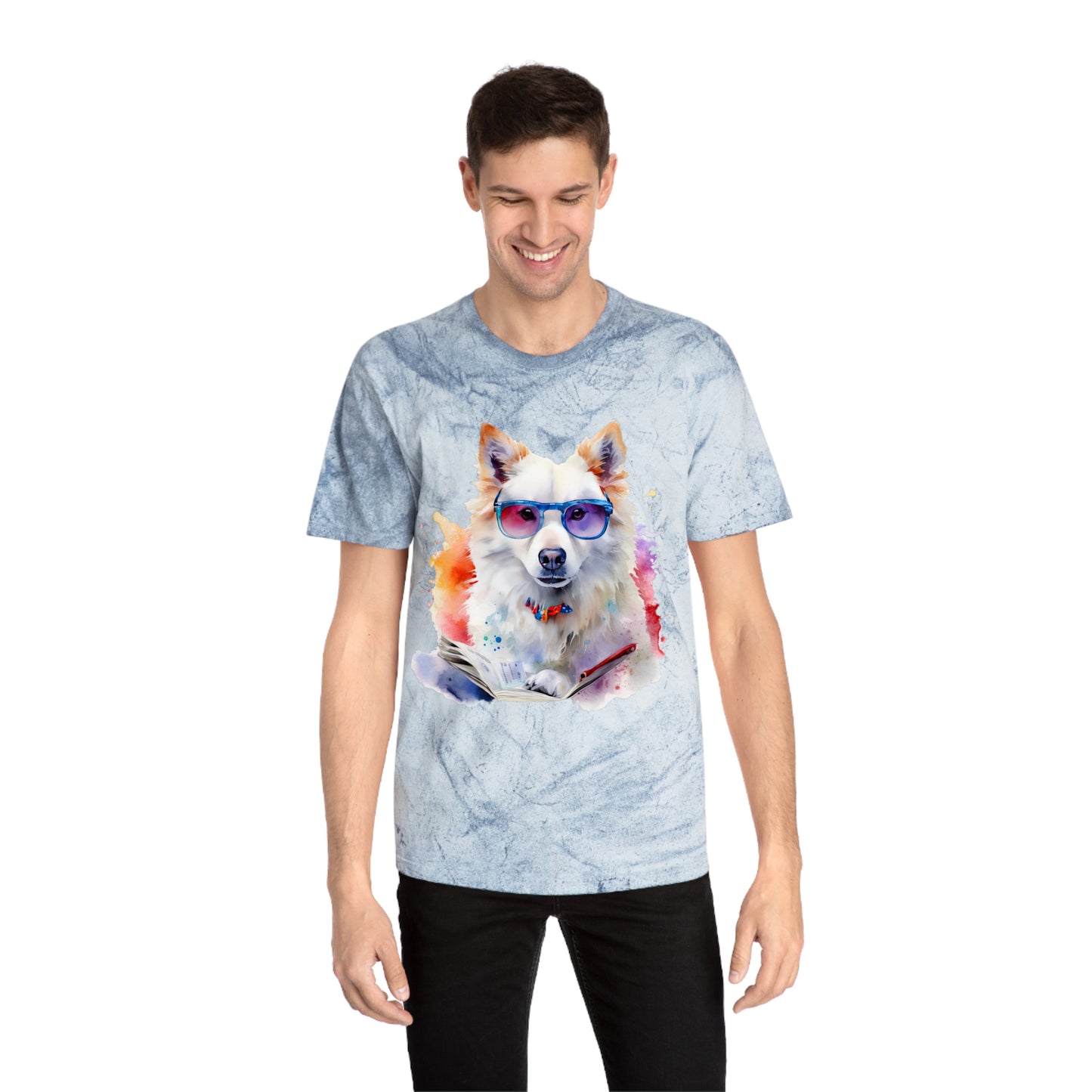 American Eskimo Dog 4 Unisex Color Blast T-Shirt