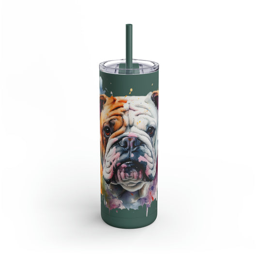 Bulldog 1 Maars Maker Skinny Matte Tumbler, 20oz