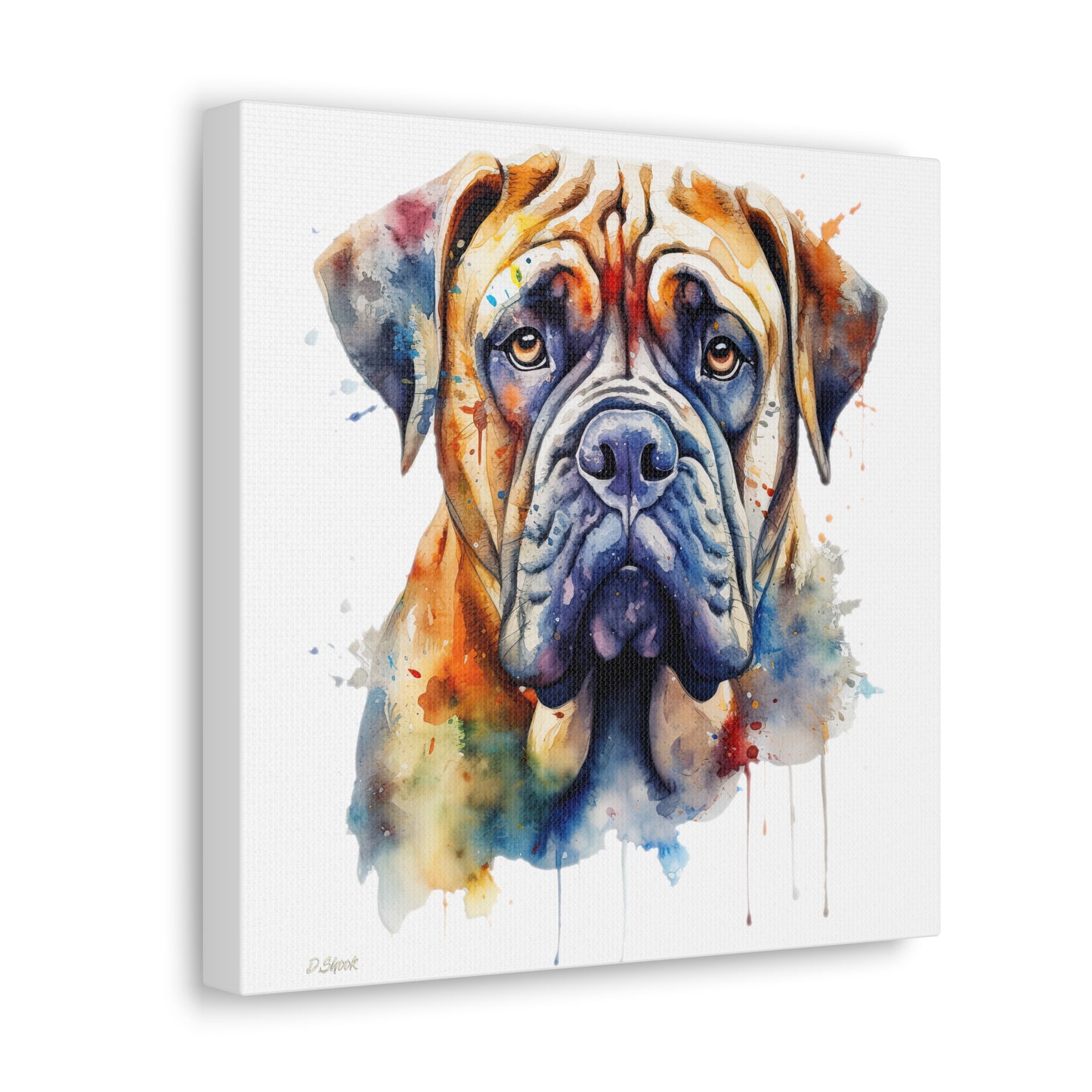 Bullmastiff 3 Canvas Gallery Wraps
