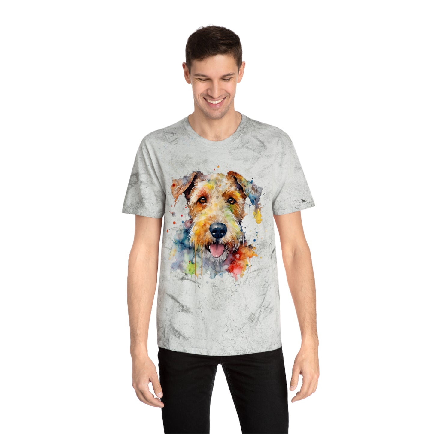Airedale Terrier 1 Unisex Color Blast T-Shirt