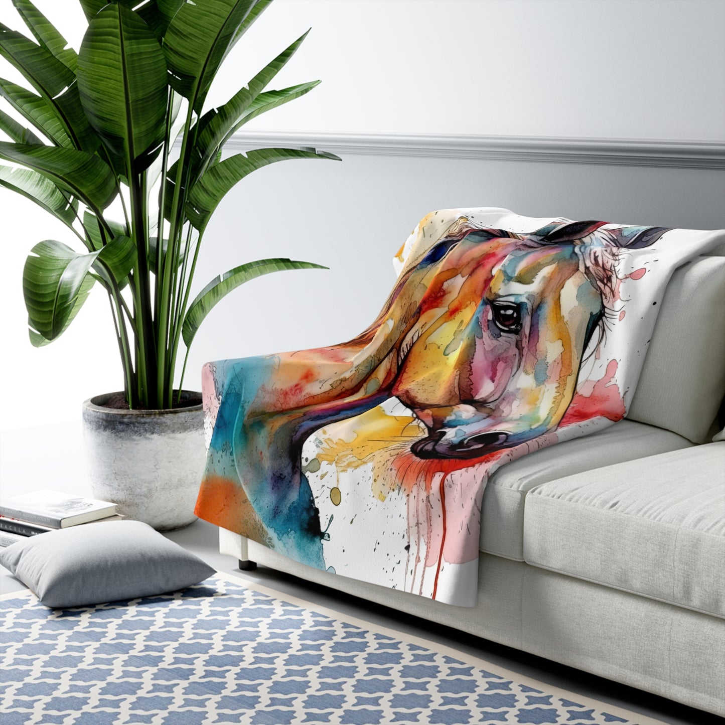 Horse Rescue 2 Sherpa Fleece Blanket