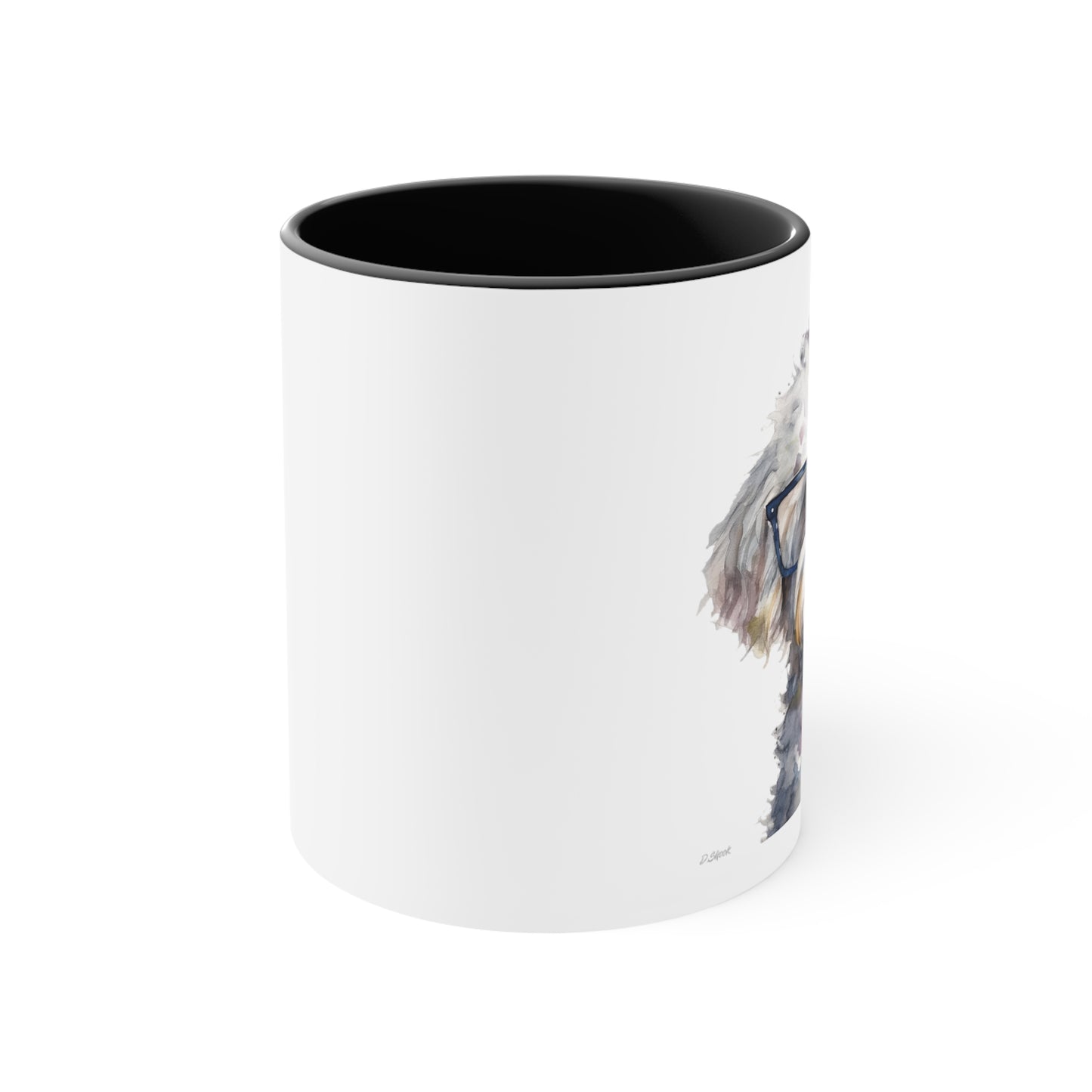 Bichon Frise 4 Accent Mugs