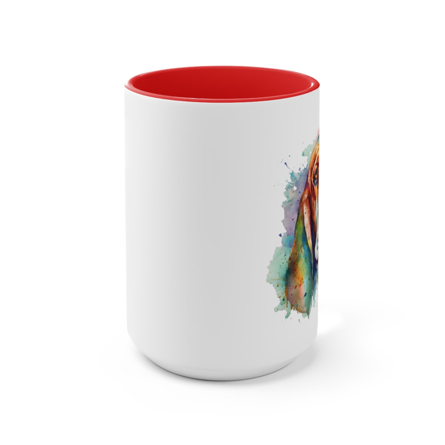 Basset Hound 1 Accent Mugs
