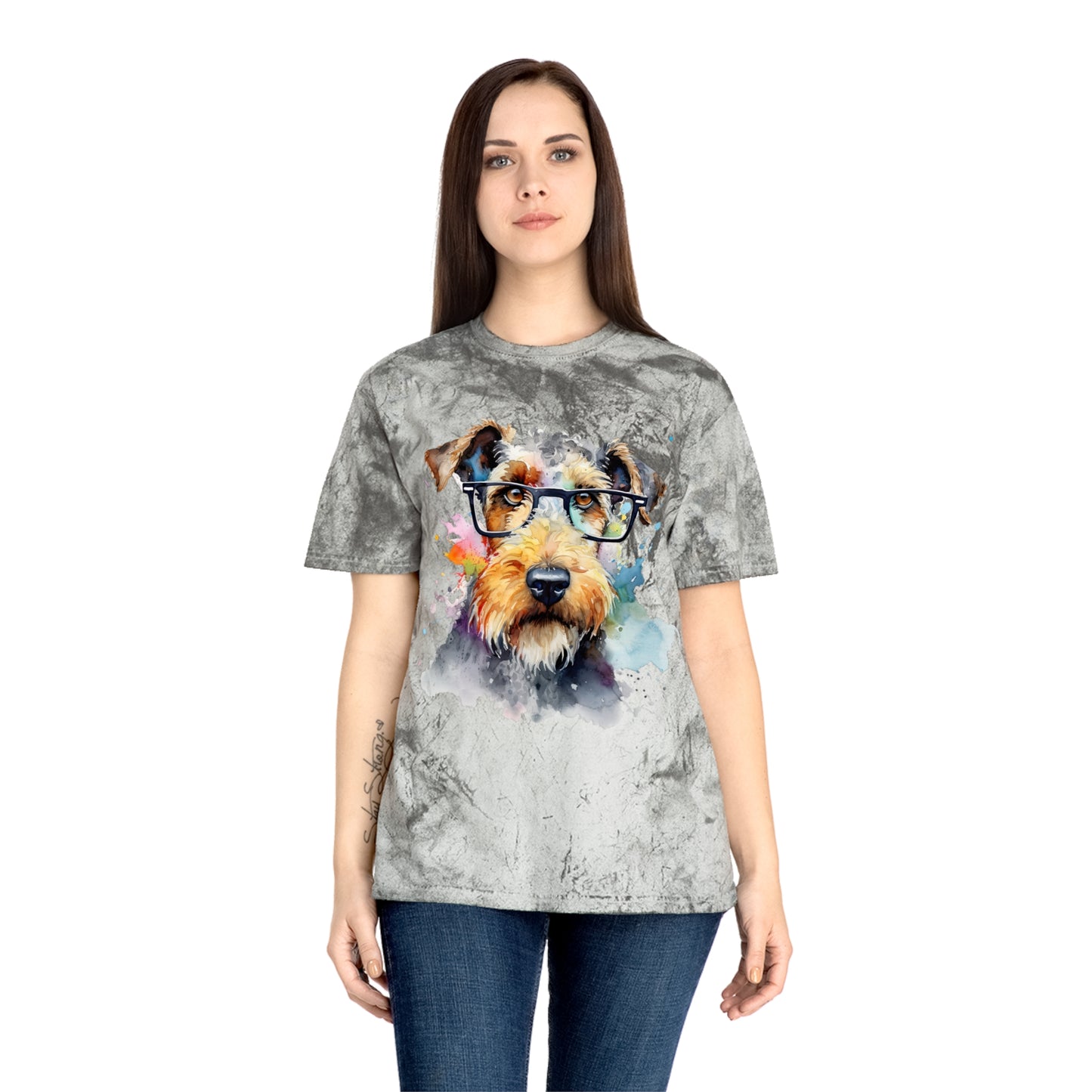 Airedale Terrier 7 Unisex Color Blast T-Shirt