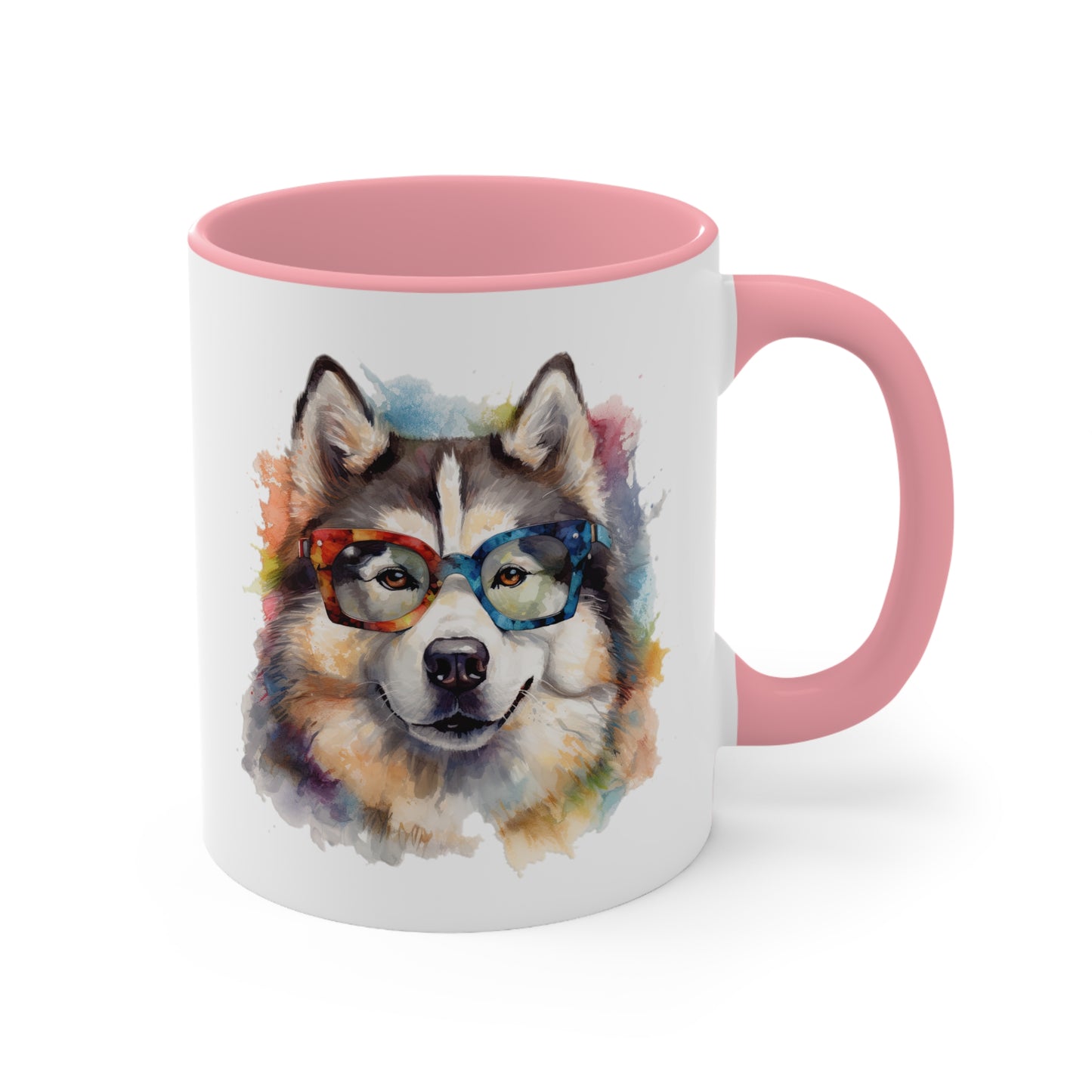 Alaskan Malamute 5 Accent Mugs