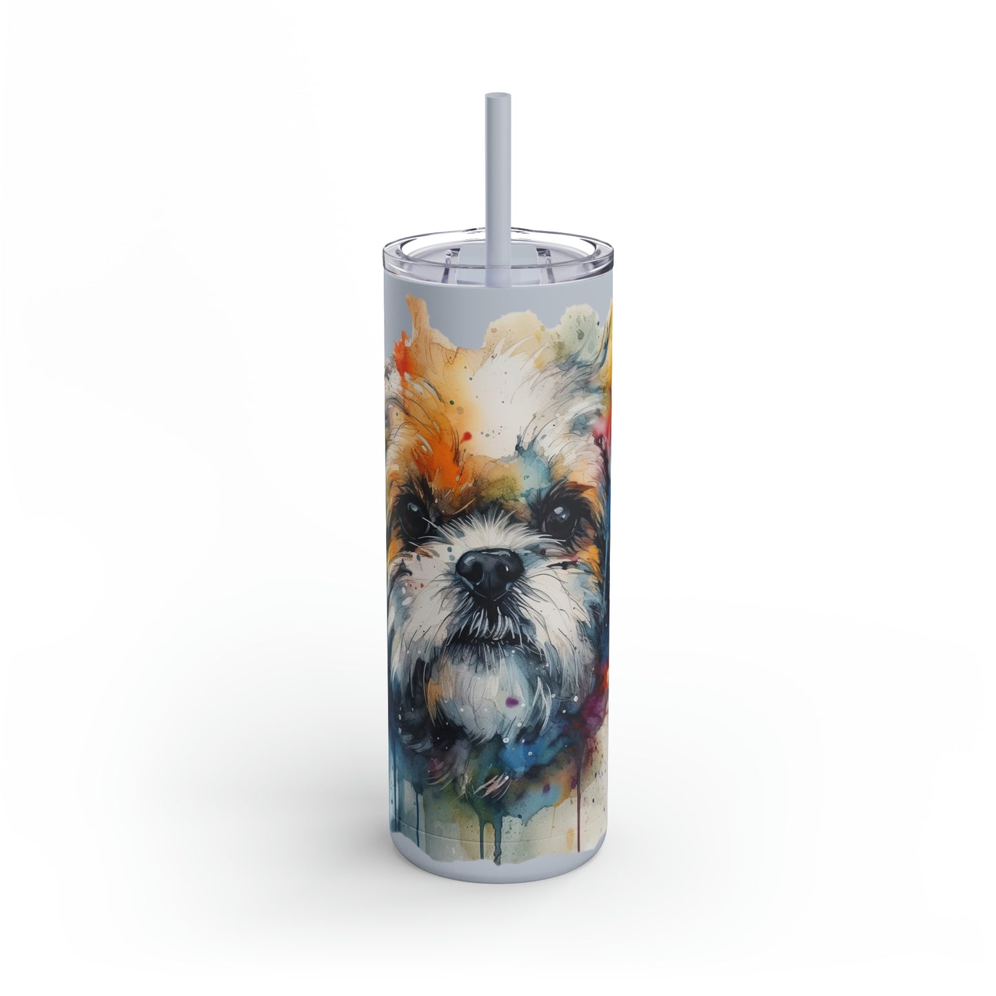 Shih Tzu 3 Maars Maker Skinny Matte Tumbler, 20oz