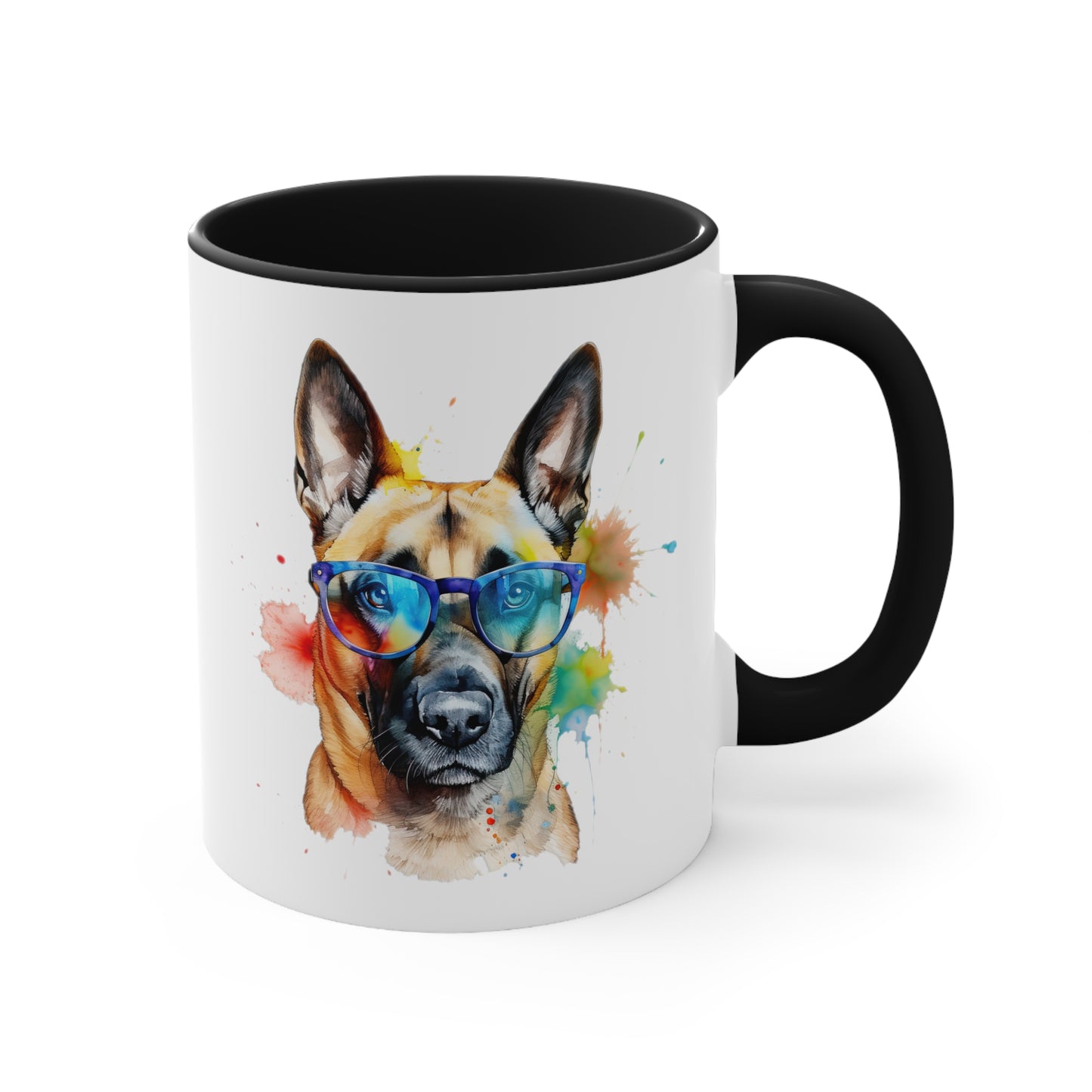 Belgium Malinois 6 Accent Mugs