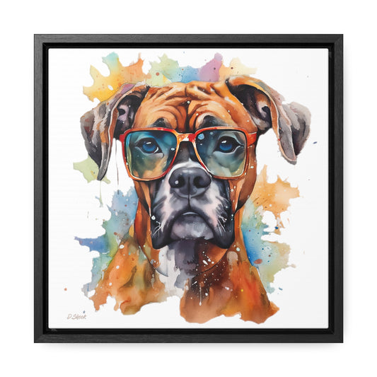 Boxer 4 Gallery Canvas Wraps, Square Frame