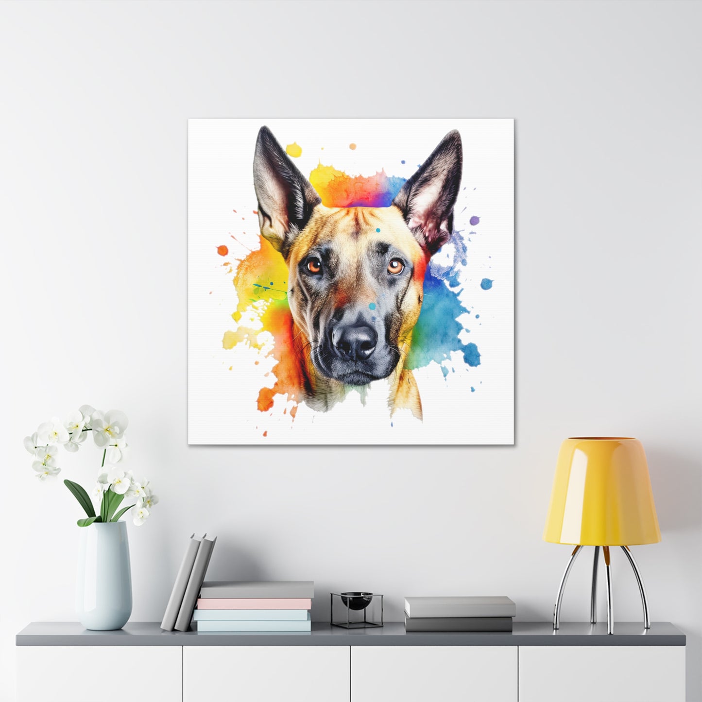 Belgium Malinois 3 Canvas Gallery Wraps