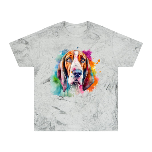 Basset Hound 3 Unisex Color Blast T-Shirt
