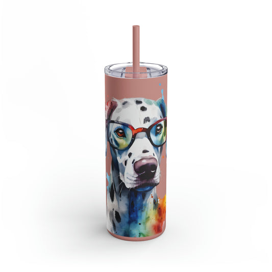 Dalmatian 4 Maars Maker Skinny Matte Tumbler, 20oz