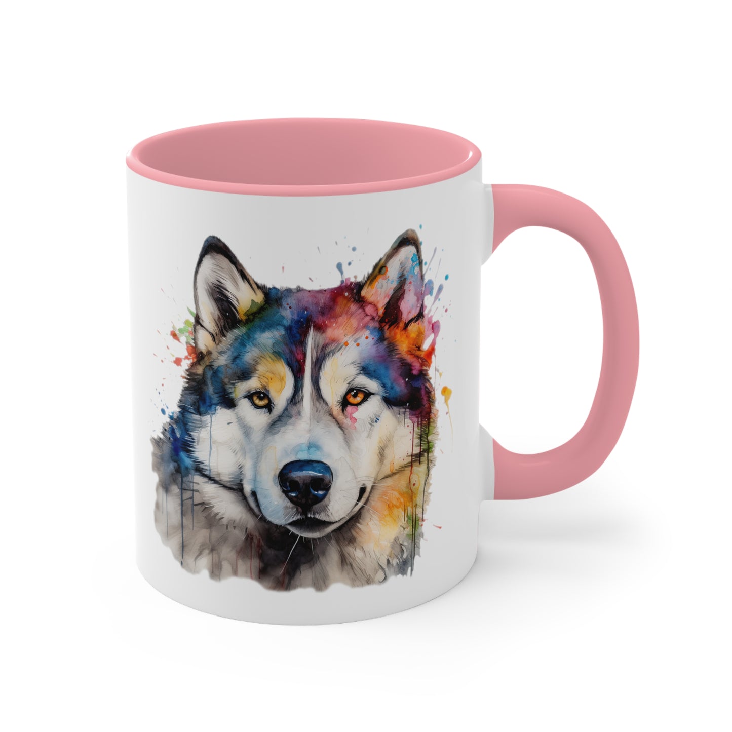 Alaskan Malamute 3 Accent Mugs