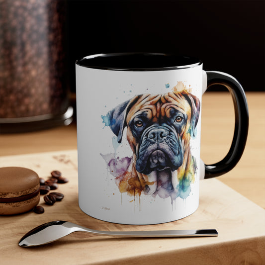 Bullmastiff 1 Accent Mugs