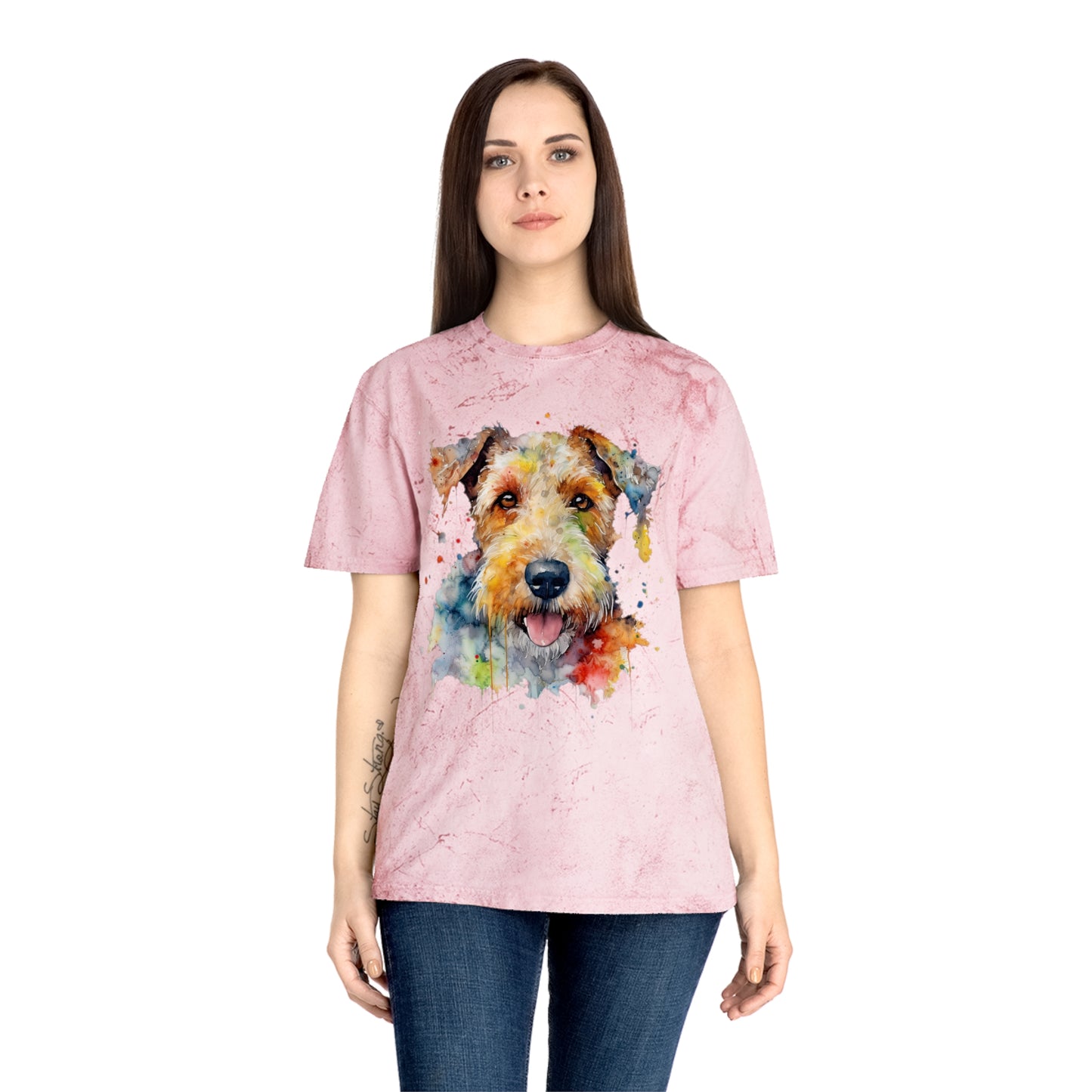Airedale Terrier 1 Unisex Color Blast T-Shirt