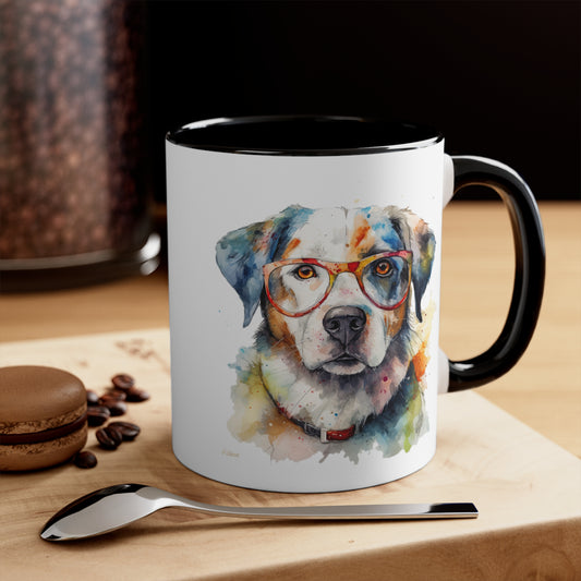 Greater Swiss Mountain Dog 4 Accent Mugs