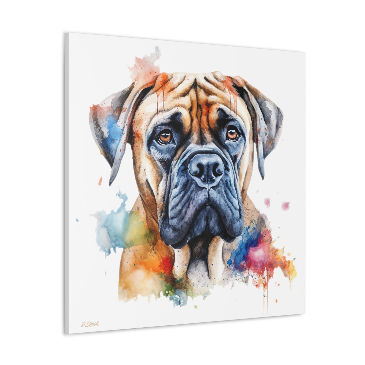 Bullmastiff 2 Canvas Gallery Wraps