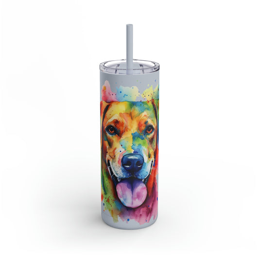 Labrador Retriever 3 Maars Maker Skinny Matte Tumbler, 20oz
