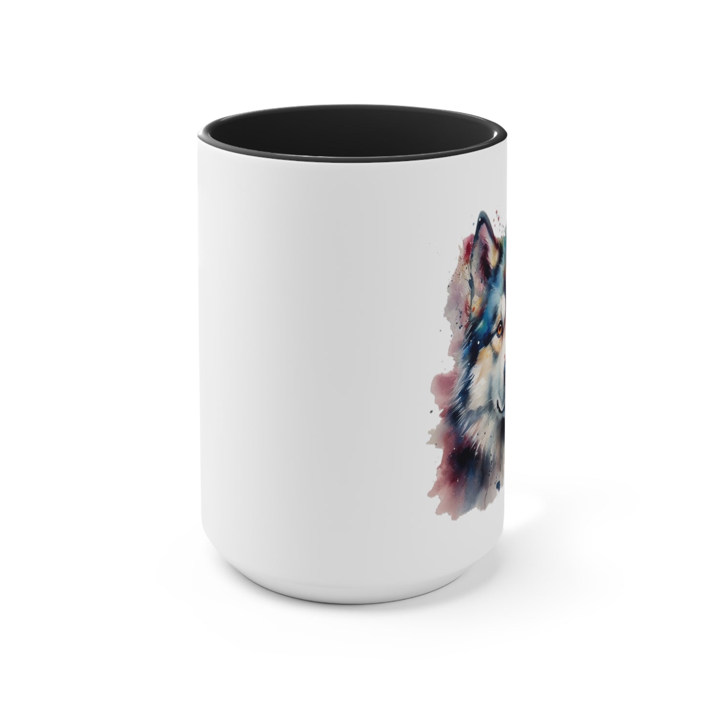 Alaskan Malamute 2 Accent Mugs