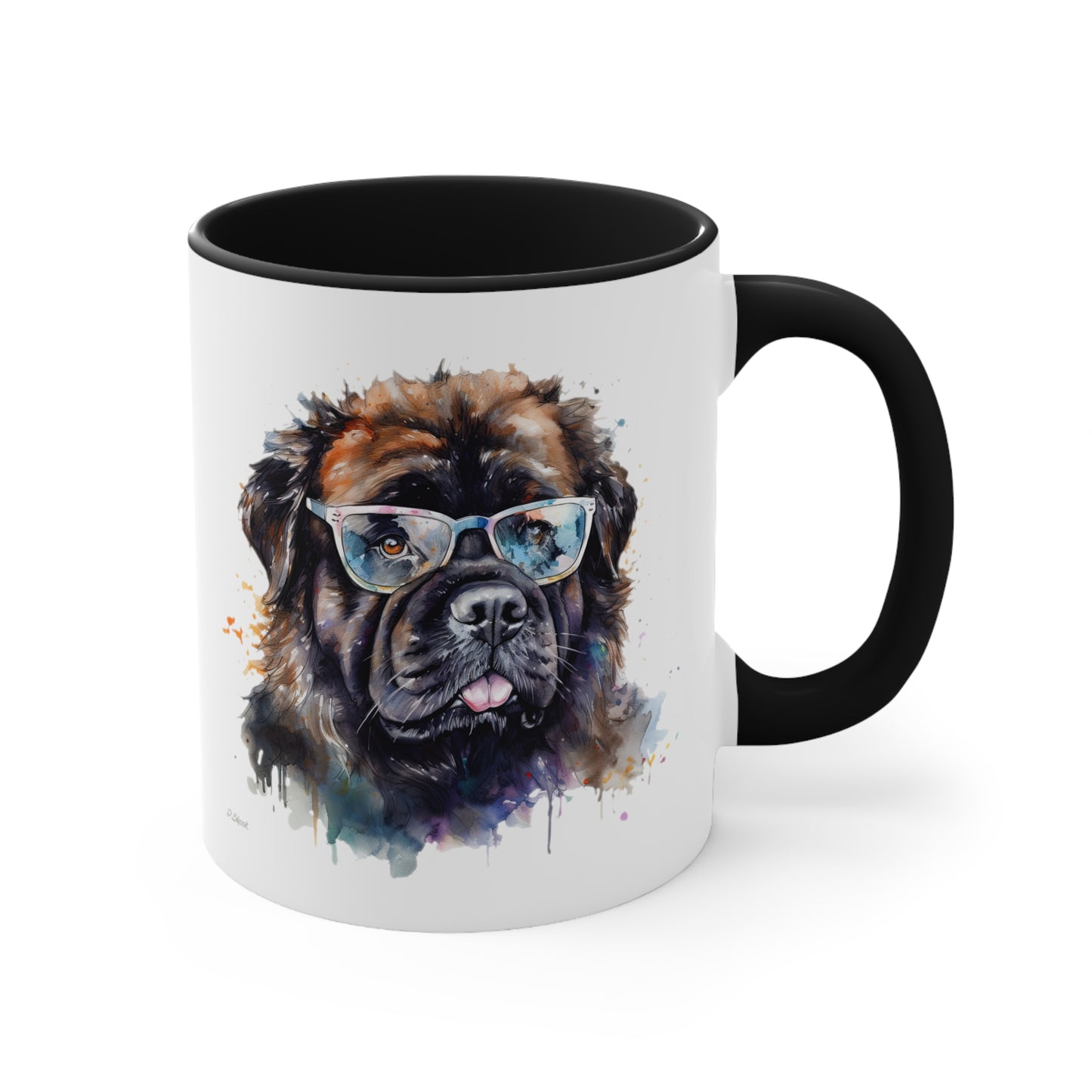 Newfoundland Dog 5 Accent Mugs
