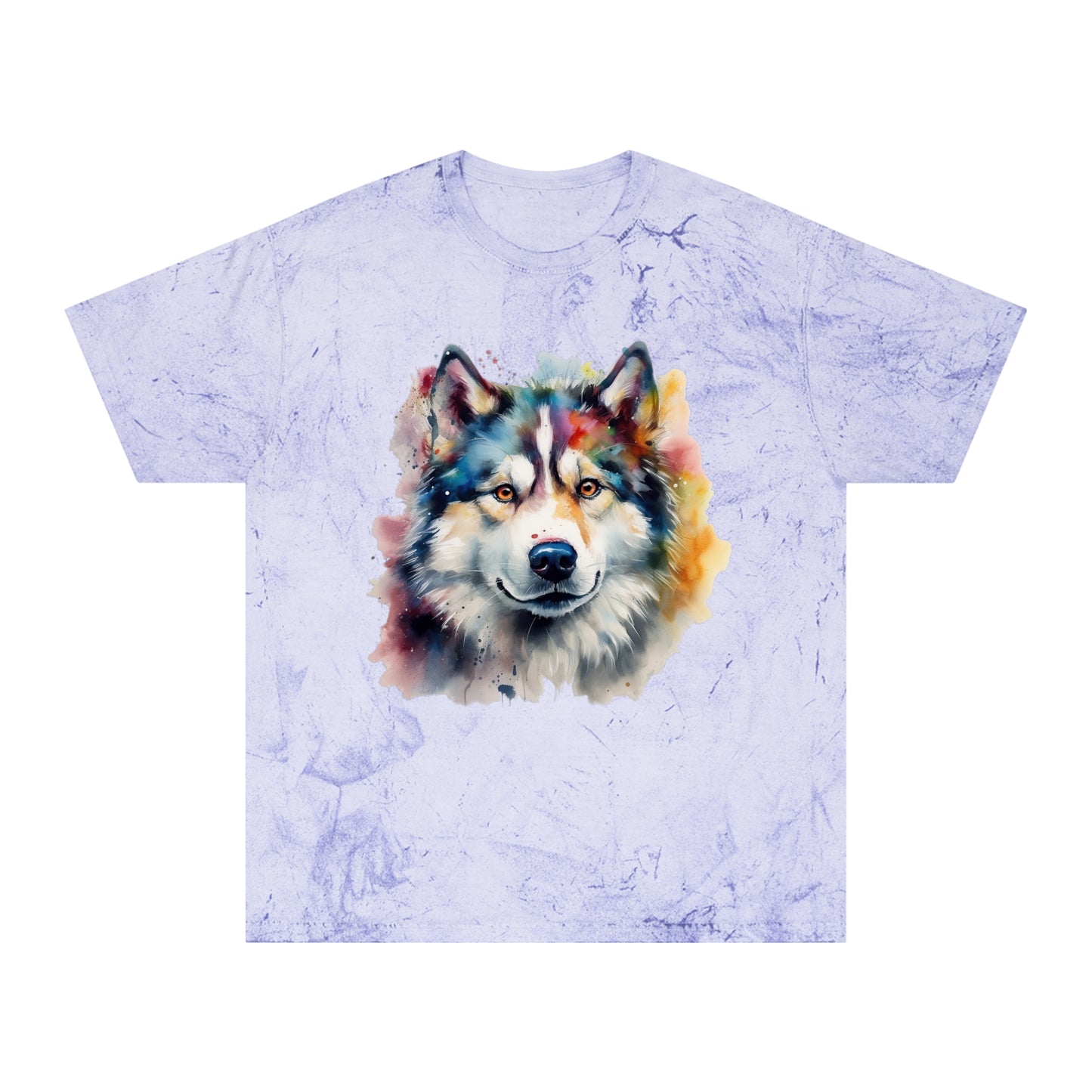Alaskan Malamute 2 Unisex Color Blast T-Shirt