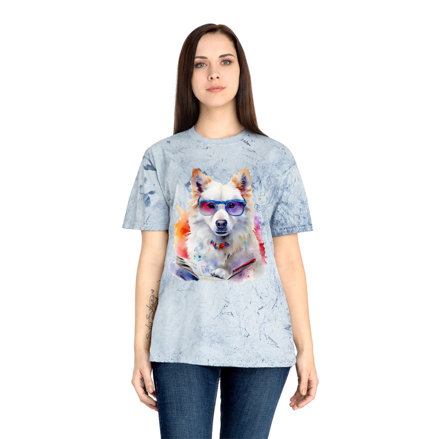 American Eskimo Dog 4 Unisex Color Blast T-Shirt