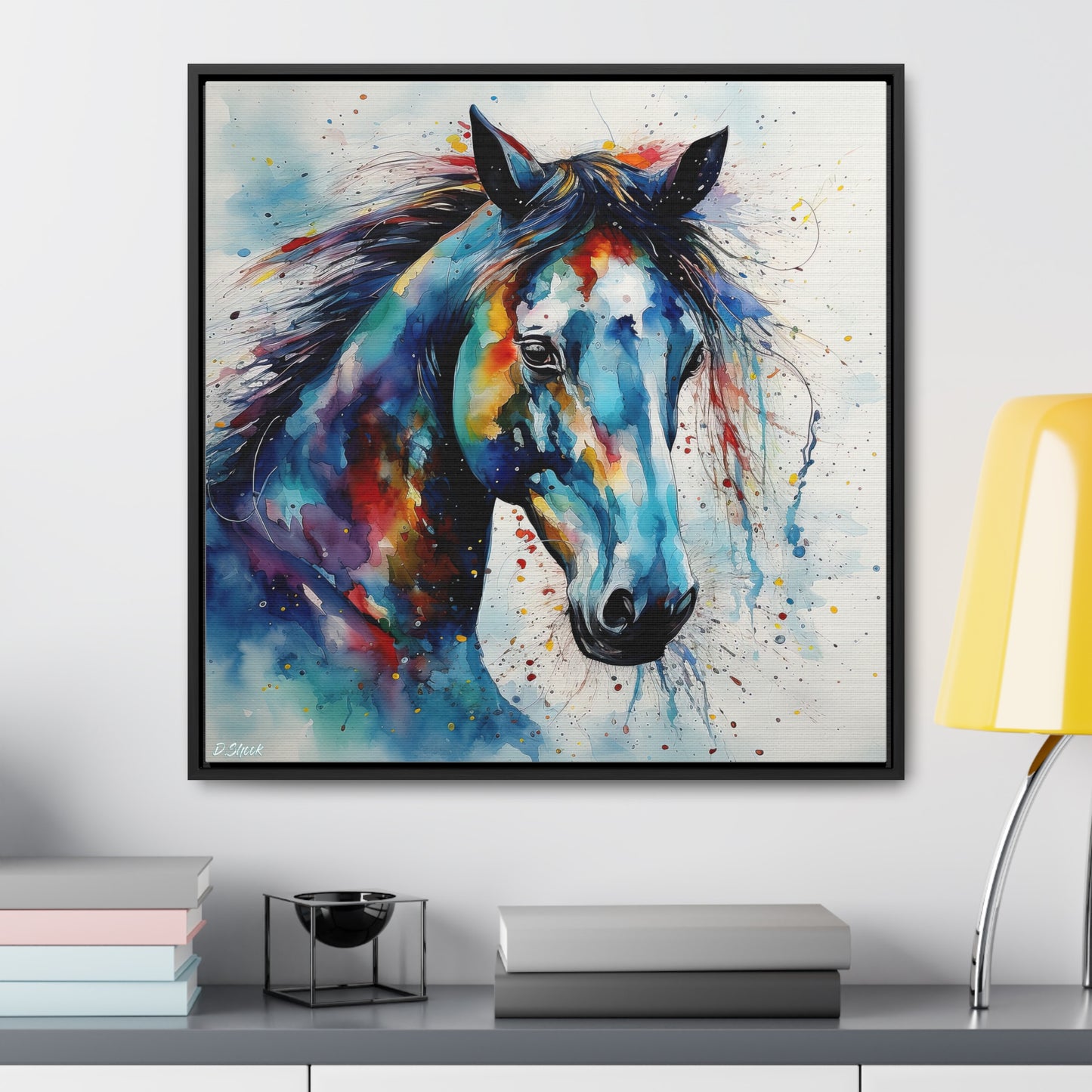 Wild Horse Gallery Canvas Wraps, Square Frame