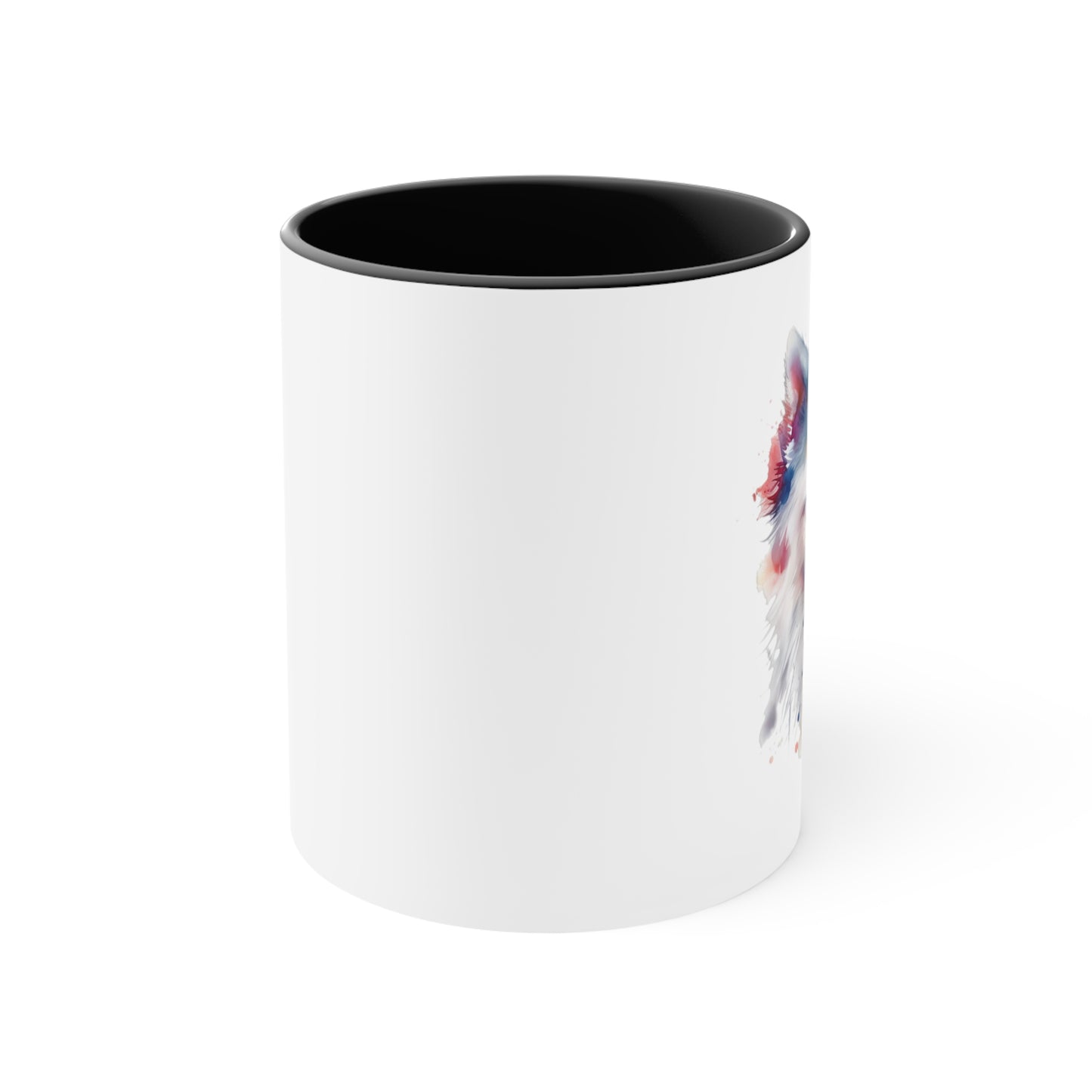 American Eskimo Dog 1 Accent Mugs