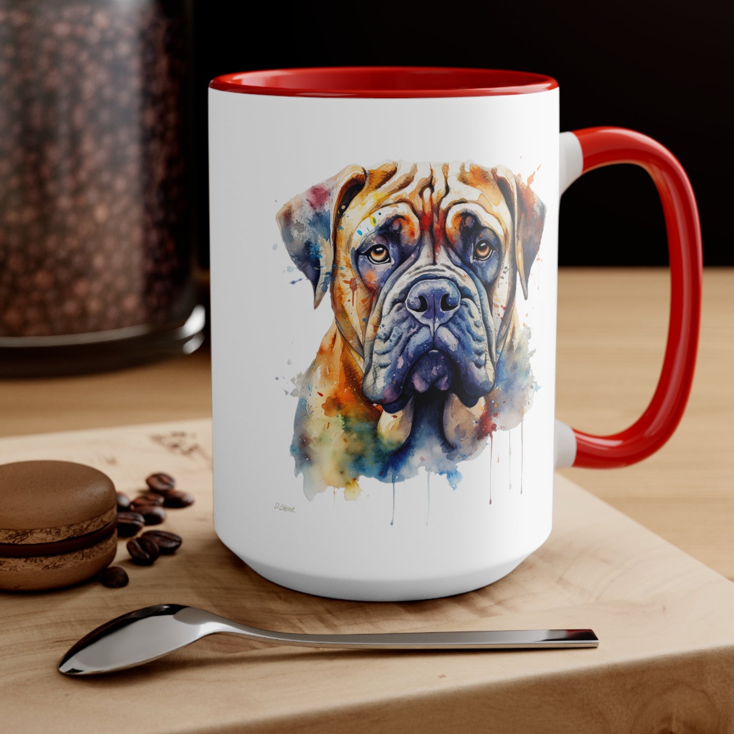 Bullmastiff 3 Accent Mugs