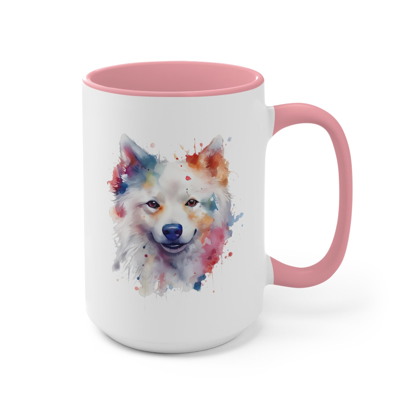 American Eskimo Dog 1 Accent Mugs